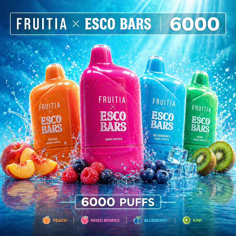 Load image into Gallery viewer, Fruitia X Esco Bars 6000