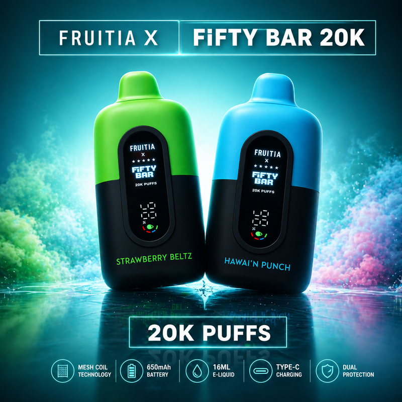 Load image into Gallery viewer, Fruitia X Fifty Bar 20K