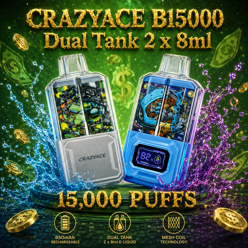 Load image into Gallery viewer, CRAZYACE B15000 Dual Tank 2 x 8ml