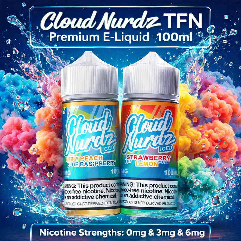 Load image into Gallery viewer, Cloud Nurdz TFN Premium E-Liquid 100ml