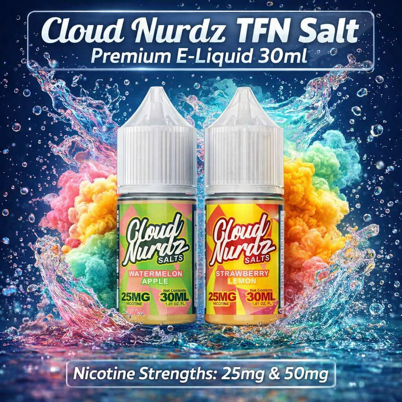 Load image into Gallery viewer, Cloud Nurdz TFN Salt Premium E-Liquid 30ml