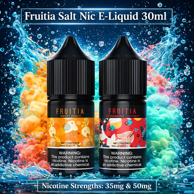 Load image into Gallery viewer, Fruitia Salt Nic E-Liquid 30ml