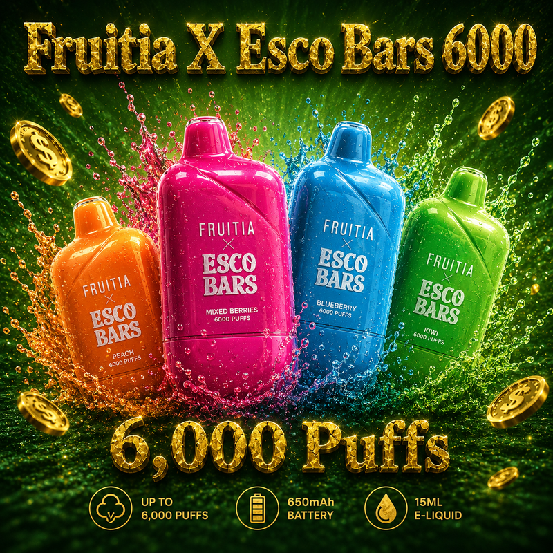 Load image into Gallery viewer, Fruitia X Esco Bars 6000