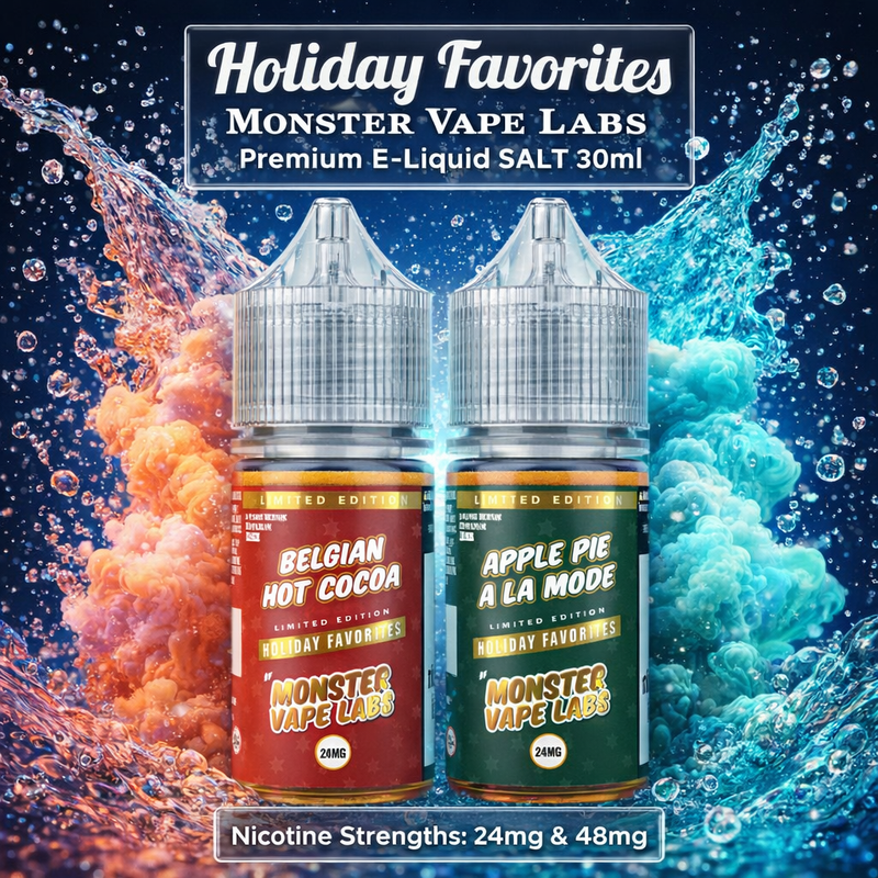 Load image into Gallery viewer, Holiday Favorites Monster Vape Labs Premium E-Liquid SALT 30ml