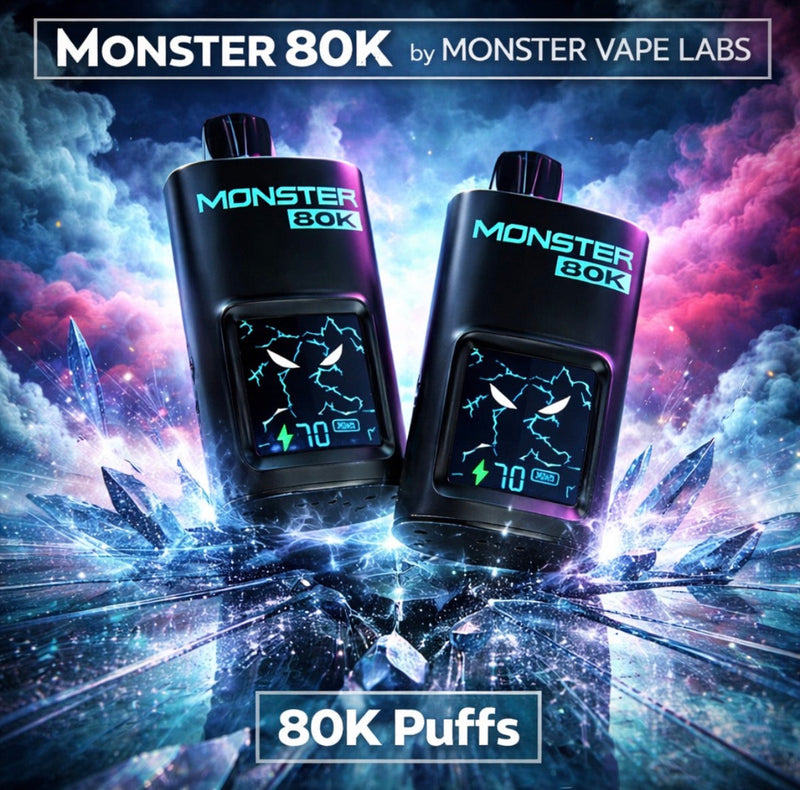 Load image into Gallery viewer, Monster 80K Refillable Disposable