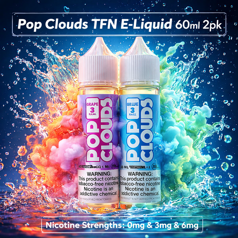 Load image into Gallery viewer, Pop Clouds TFN E-Liquid 60ml 2pk