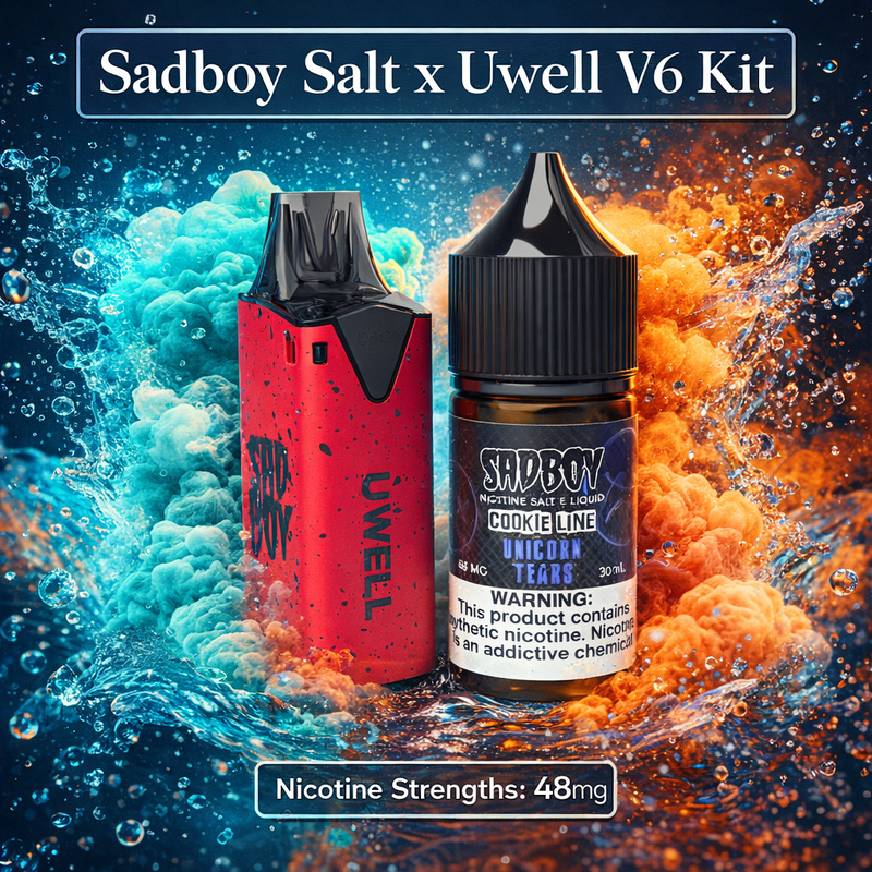 Load image into Gallery viewer, Sadboy Salt x Uwell V6 Kit