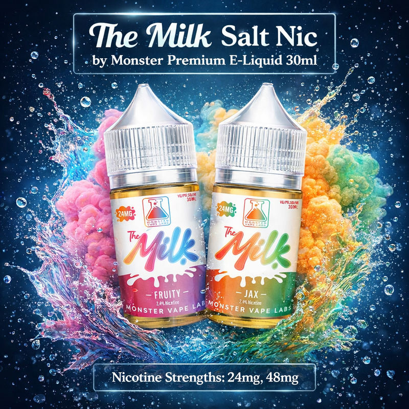 Load image into Gallery viewer, The Milk Salt Nic by Monster Premium E-Liquid 30ml