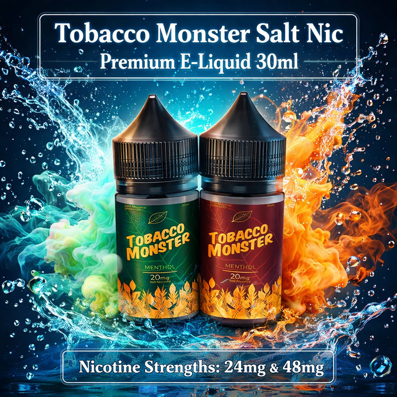 Load image into Gallery viewer, Tobacco Monster Salt Nic Premium E-Liquid 30ml