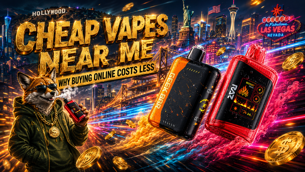Stop Searching "Cheap Vapes Near Me" — Here's How Smart Shoppers Save More Online