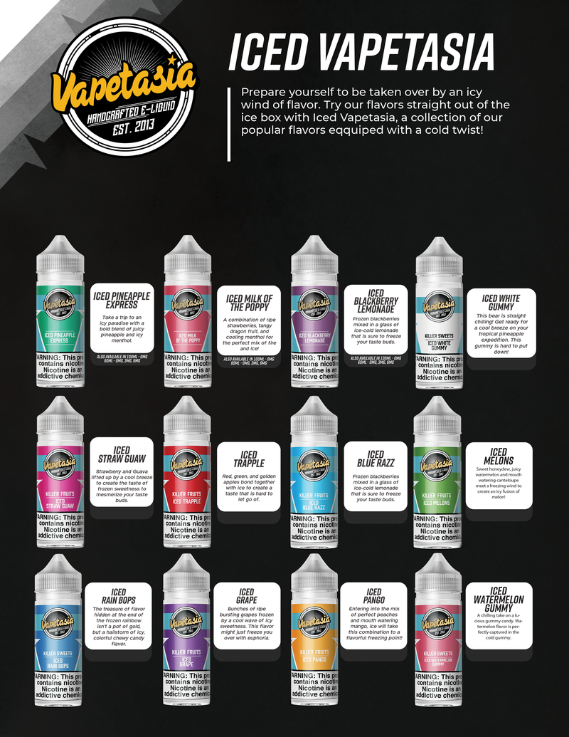 Vapetasia E-Liquid 100ml