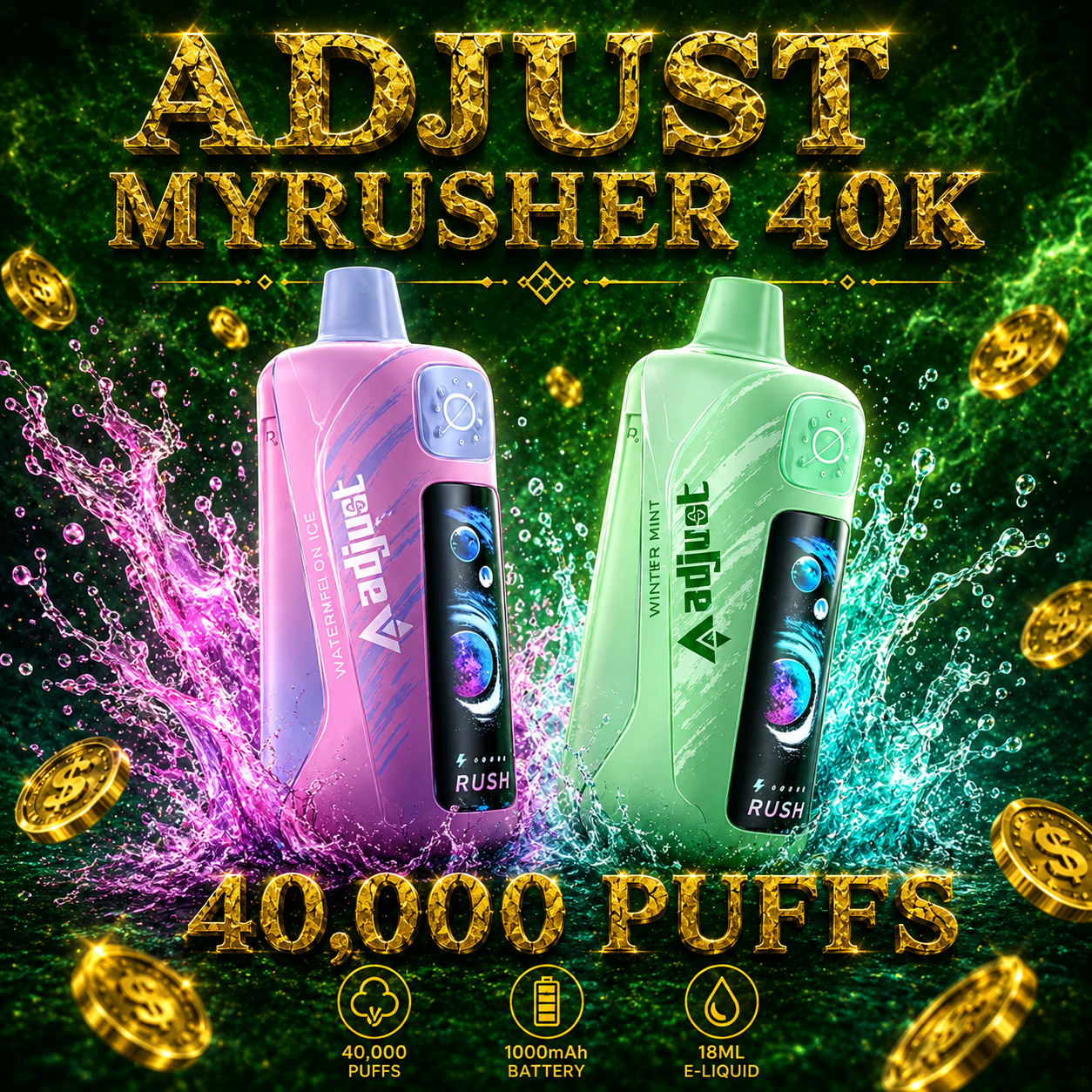 Adjust MyRusher 40K