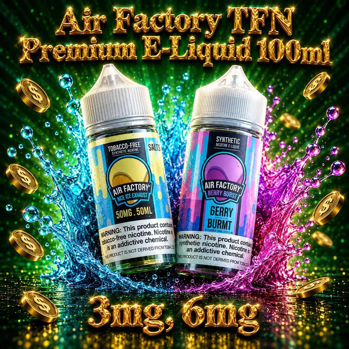 Air Factory TFN Premium E-Liquid 100ml