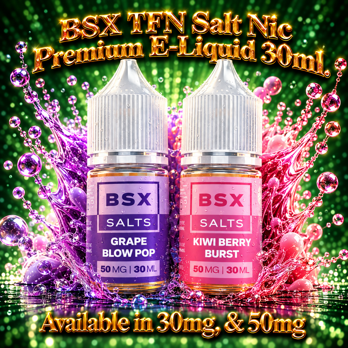 BSX TFN Salt Nic Premium E-Liquid 30ml