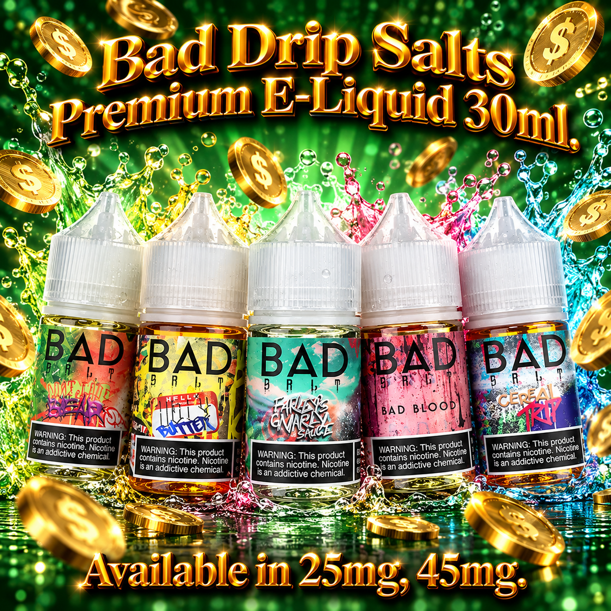 Bad Drip Salts Premium E-Liquid 30ml