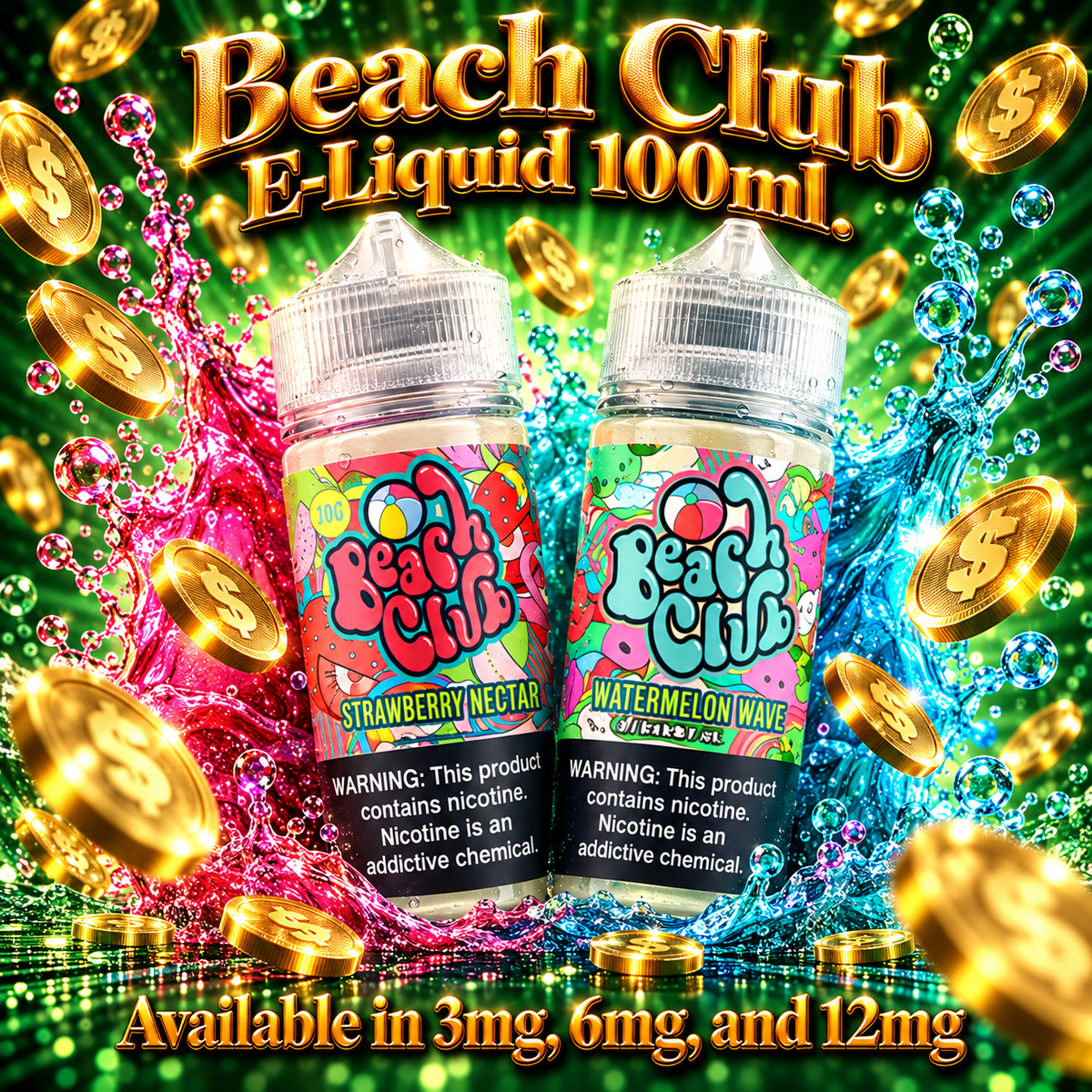 Beach Club E-Liquid 100ml