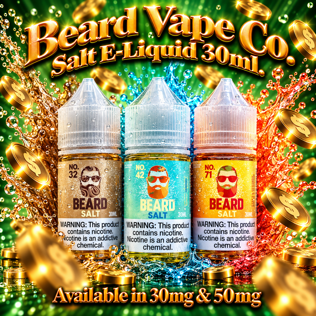Beard Vape Co. Salt E-Liquid 30ml