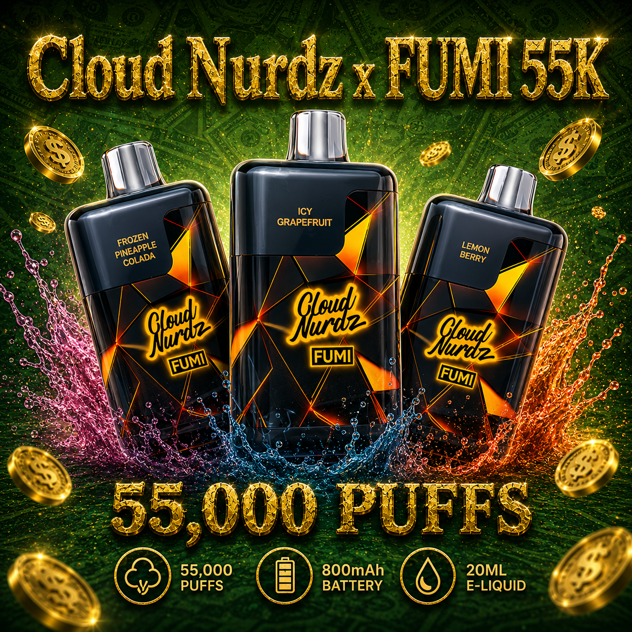 Cloud Nurdz x FUMI 55K