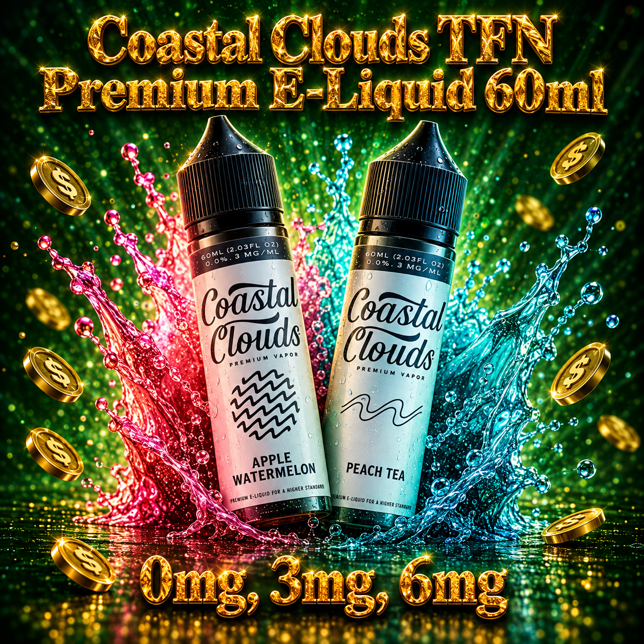 Coastal Clouds TFN Premium E-Liquid 60ml