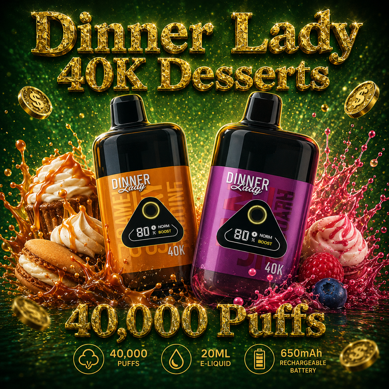 Dinner Lady 40K Desserts