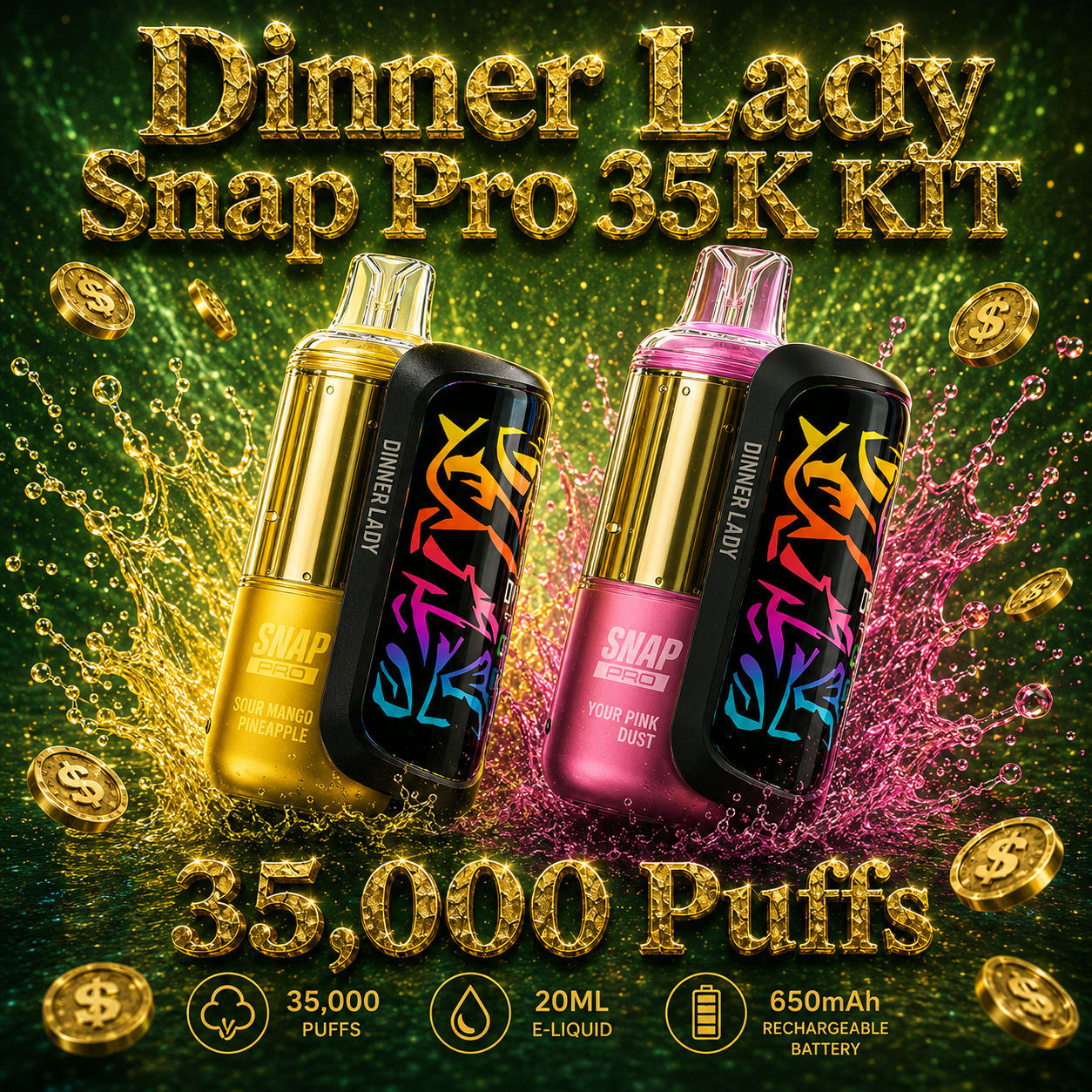 Dinner Lady Snap Pro 35K KIT