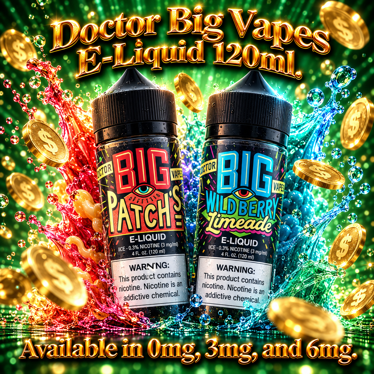 Doctor Big Vapes E-Liquid 120ml