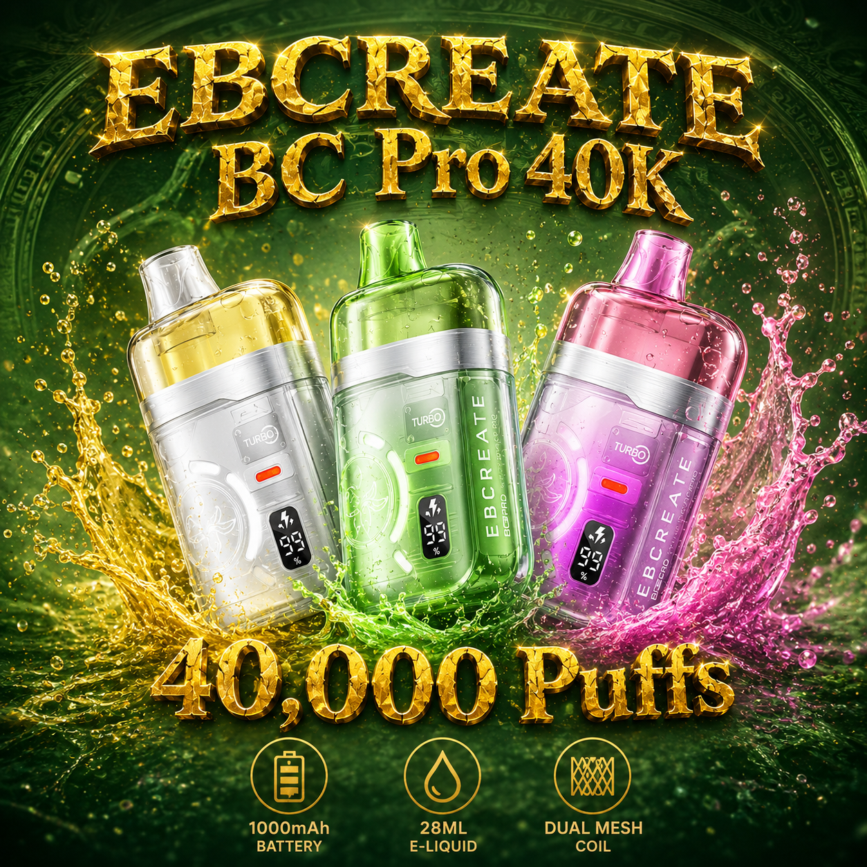 EBCREATE BC Pro 40K TEXAS COMPLIANT