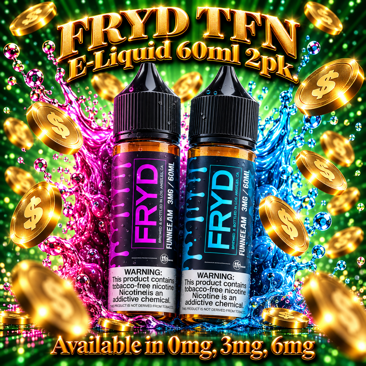 FRYD TFN E-Liquid 60ml 2pk
