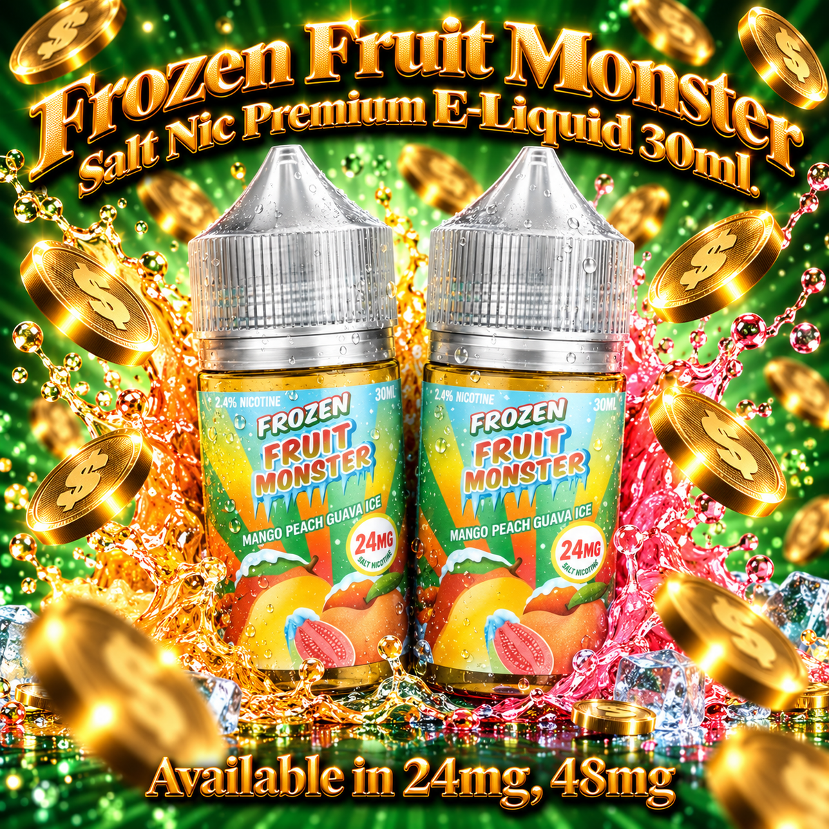 Frozen Fruit Monster Salt Nic Premium E-Liquid 30ml