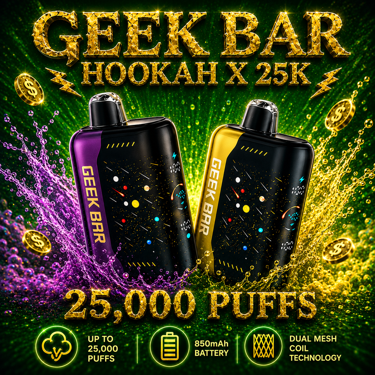 Geek Bar Hookah X 25K