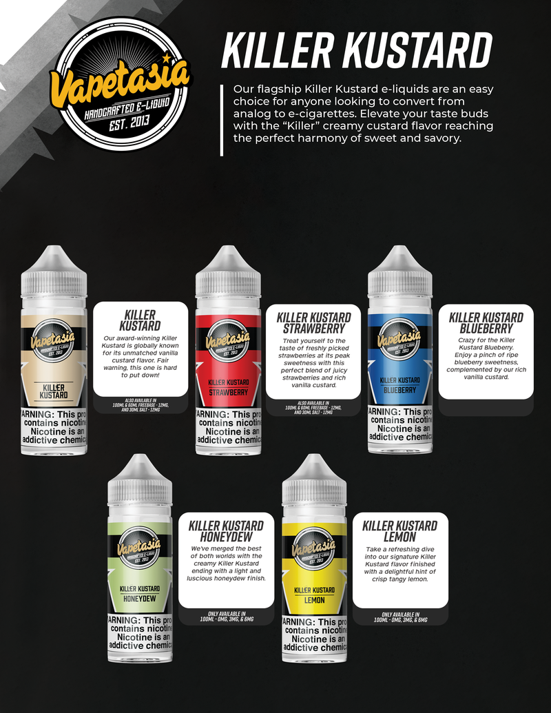 Vapetasia E-Liquid 100ml