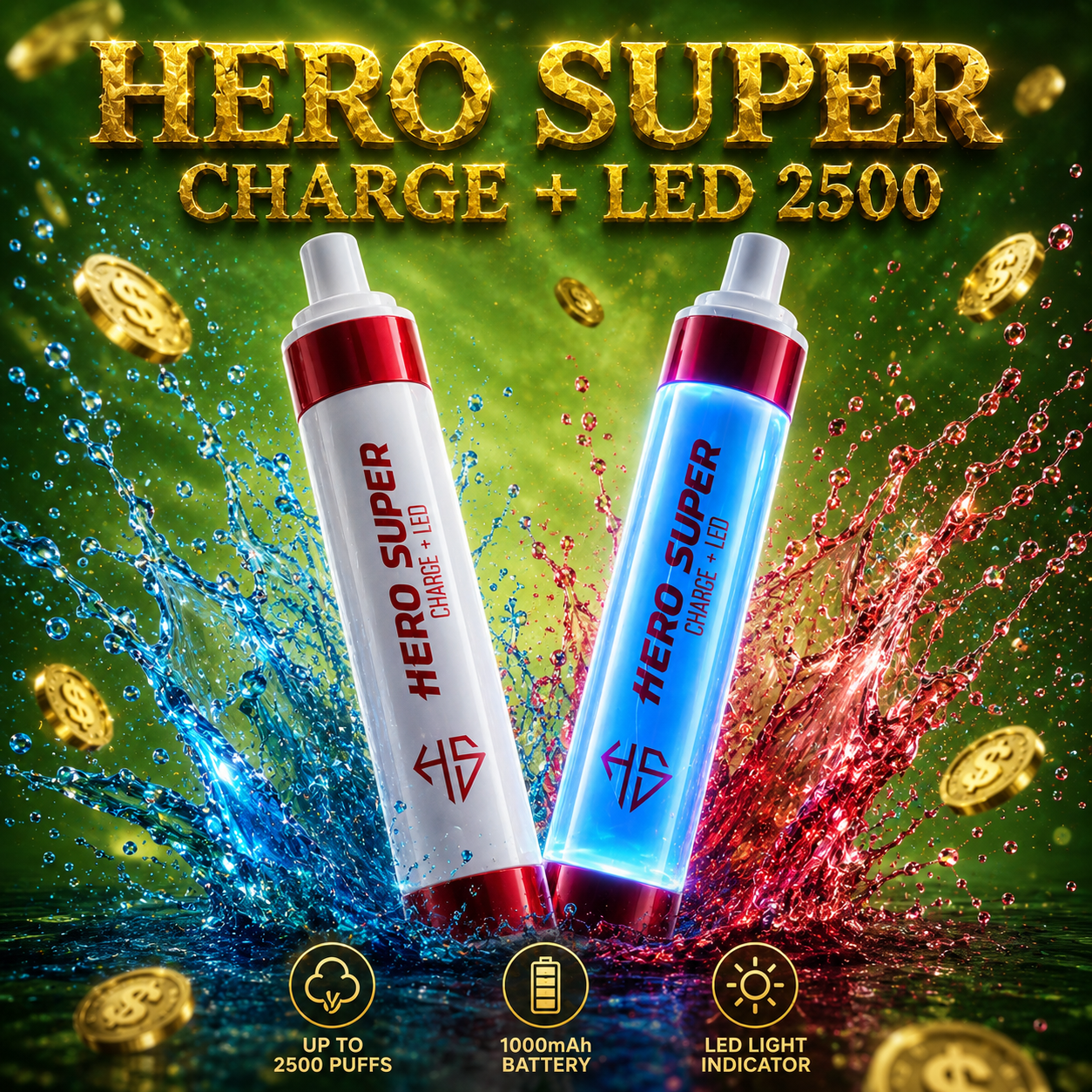 HERO Super Charge + LED 2500