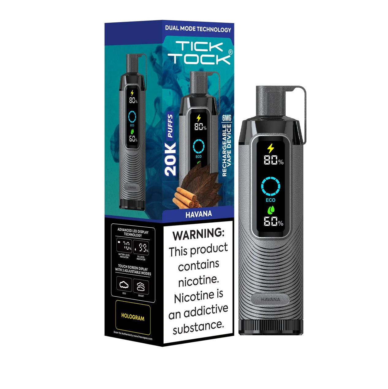 Havana - Tick Tock 20K - 0.6% Nicotine