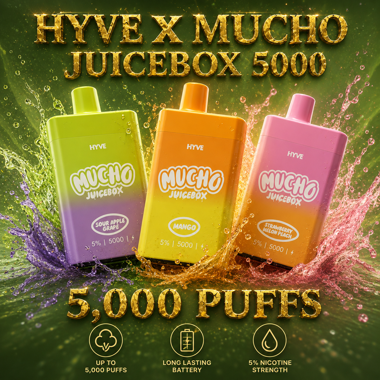 Hyve X Mucho JuiceBox 5000