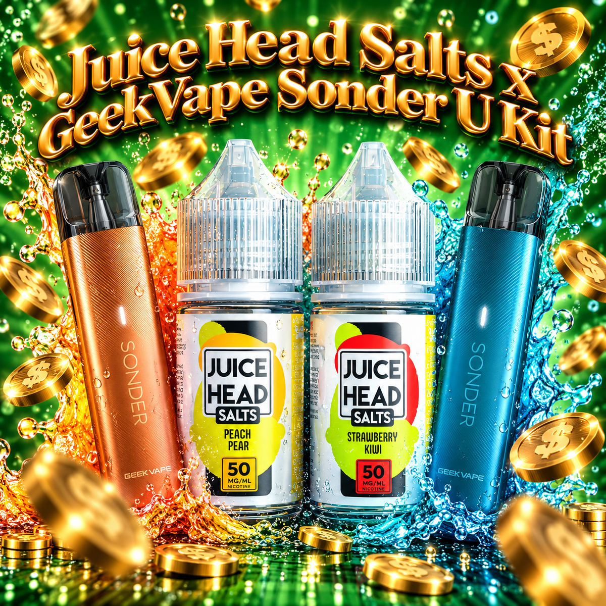 Juice Head Salts x GeekVape Sonder U Kit