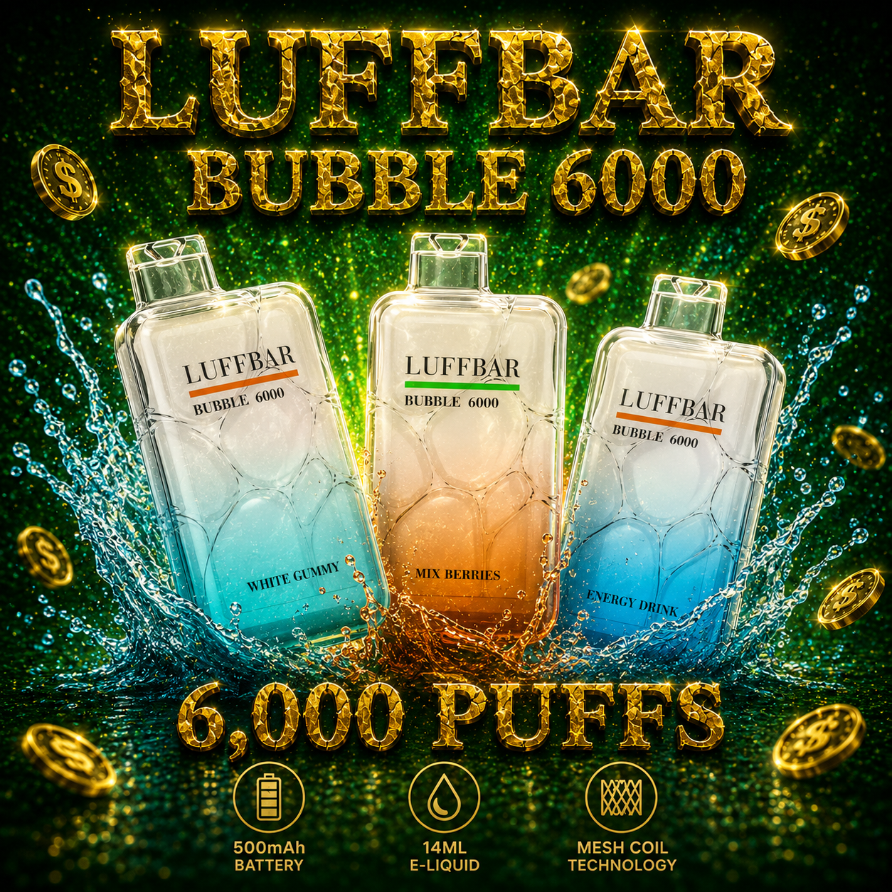 LUFFBAR Bubble 6000