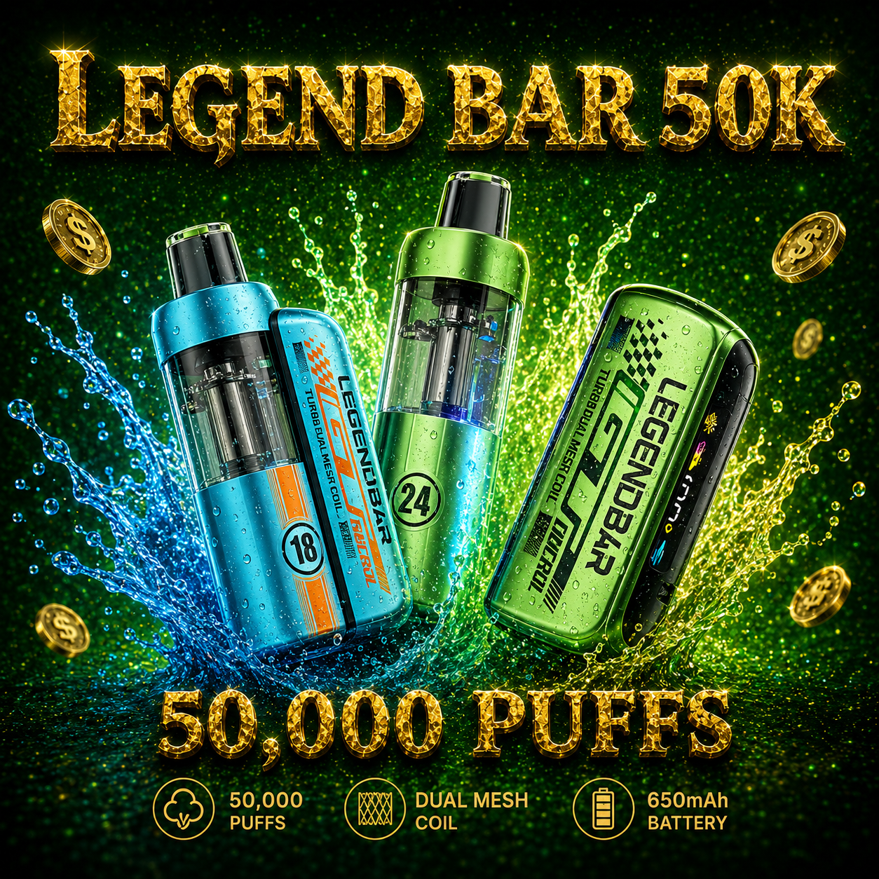 Legend Bar 50K