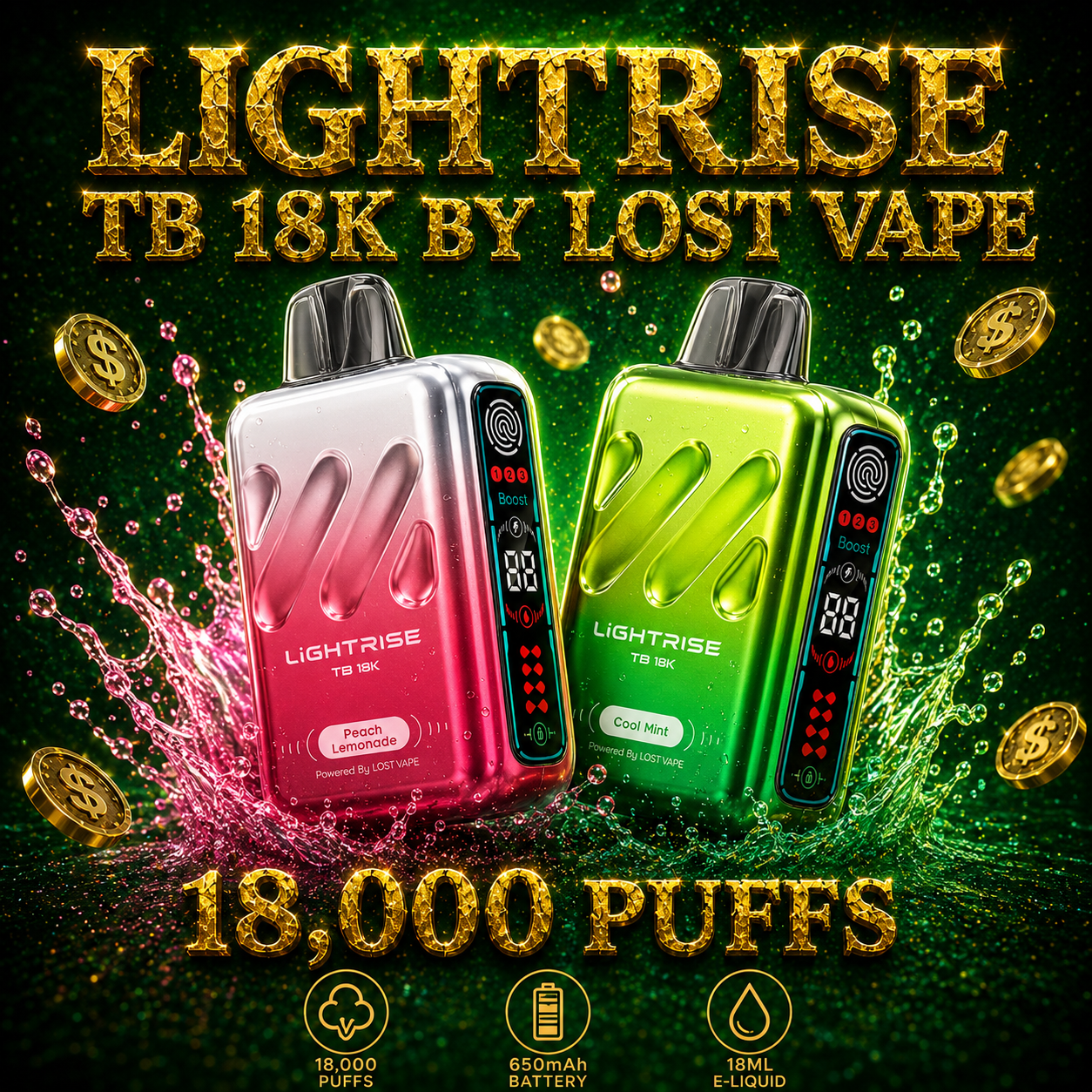 LightRise TB 18K by Lost Vape