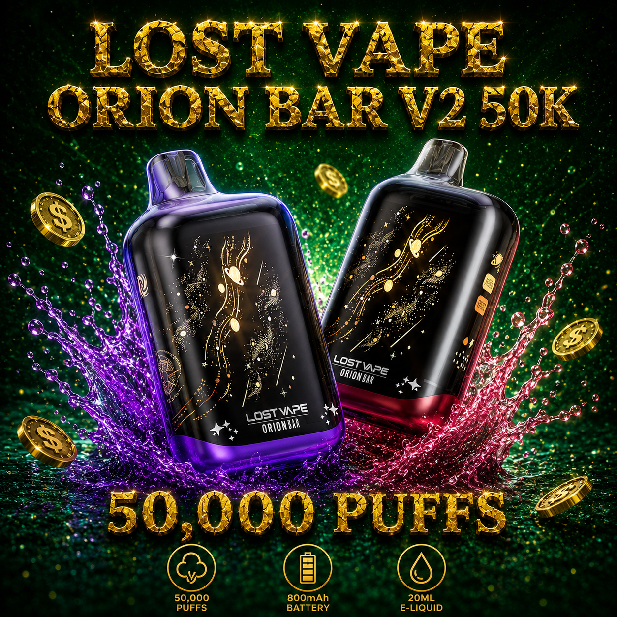 Lost Vape Orion Bar V2 50K