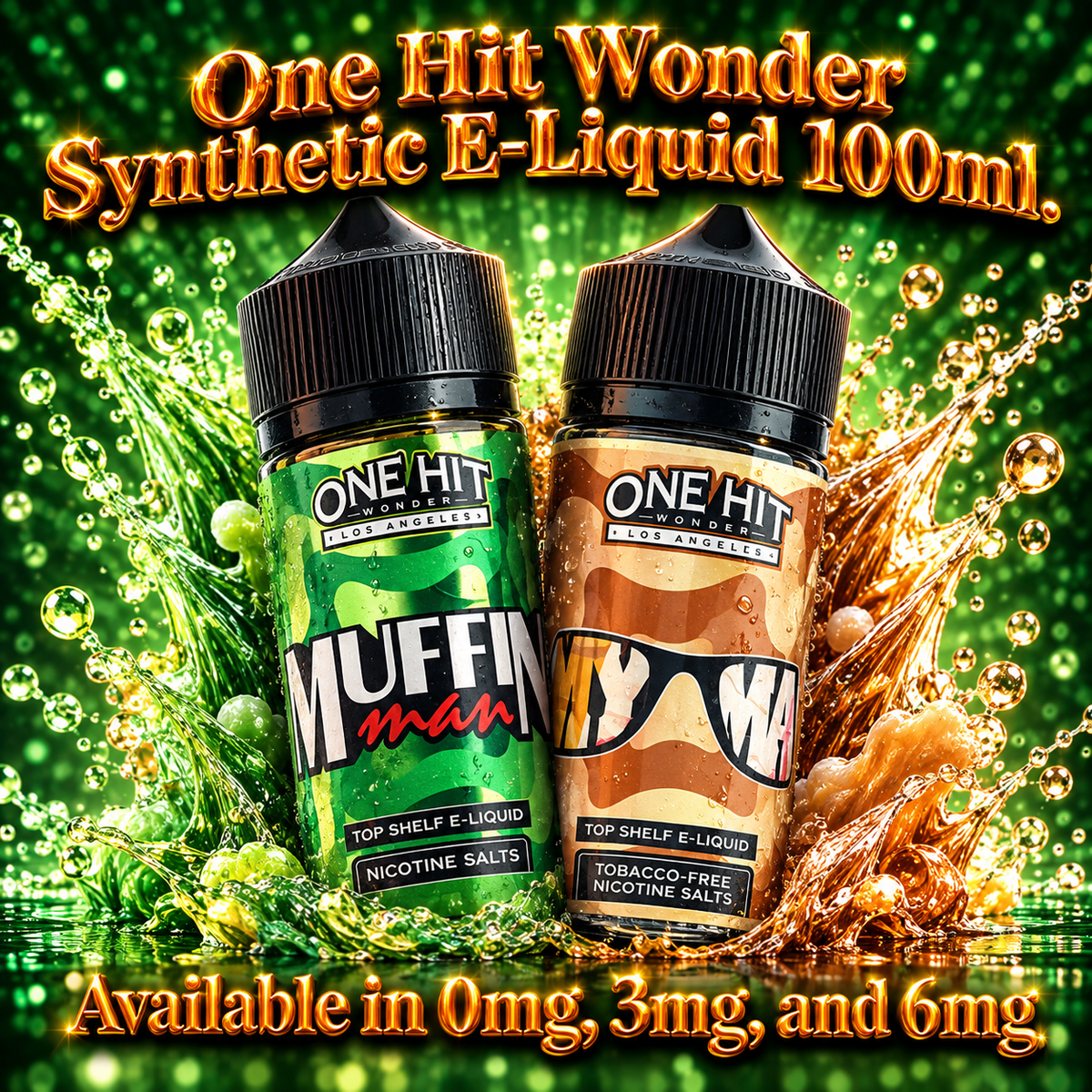 One Hit Wonder Synthetic E-Liquid 100ml