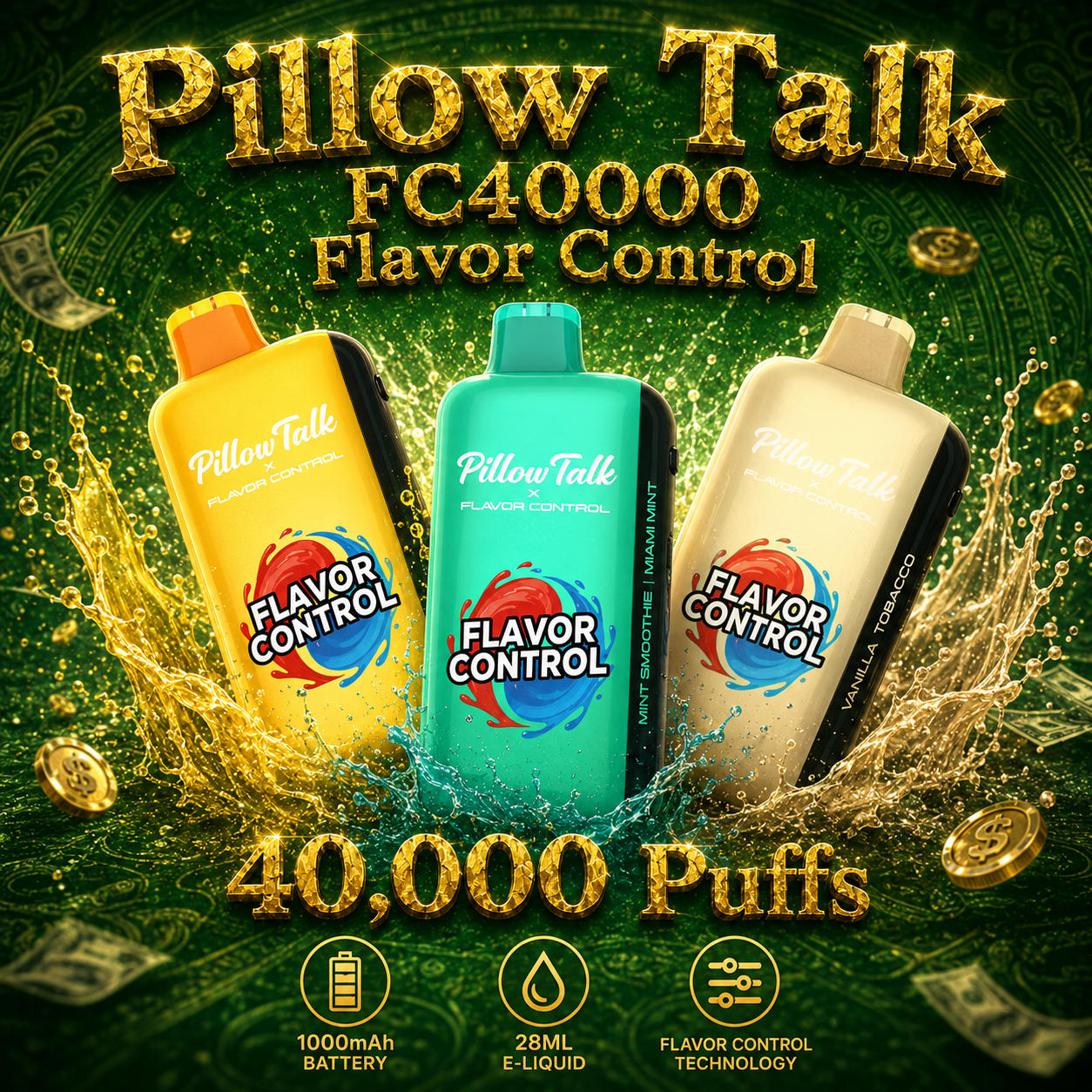Pillow Talk FC40000 Flavor Control TEXAS COMPLIANT