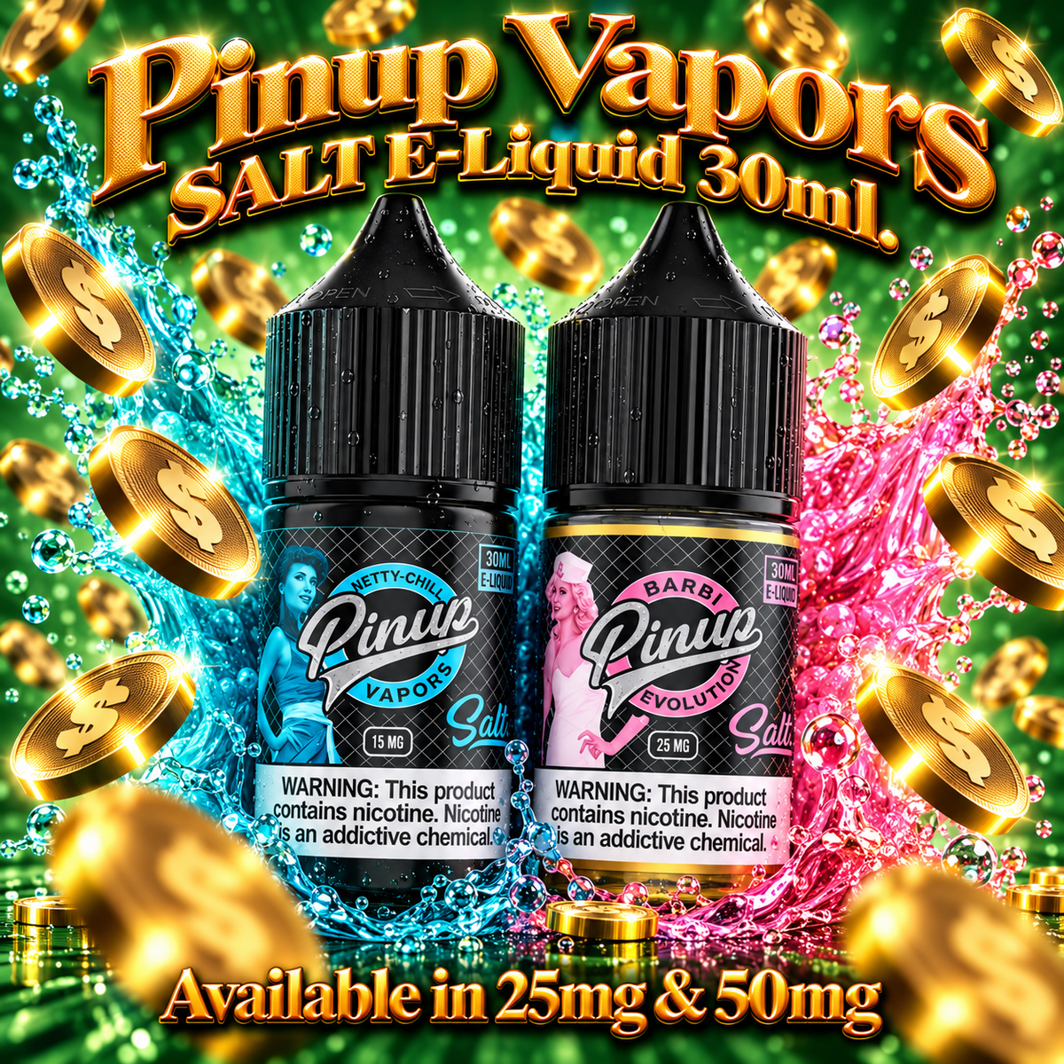 Pinup Vapors SALT E-Liquid 30ml