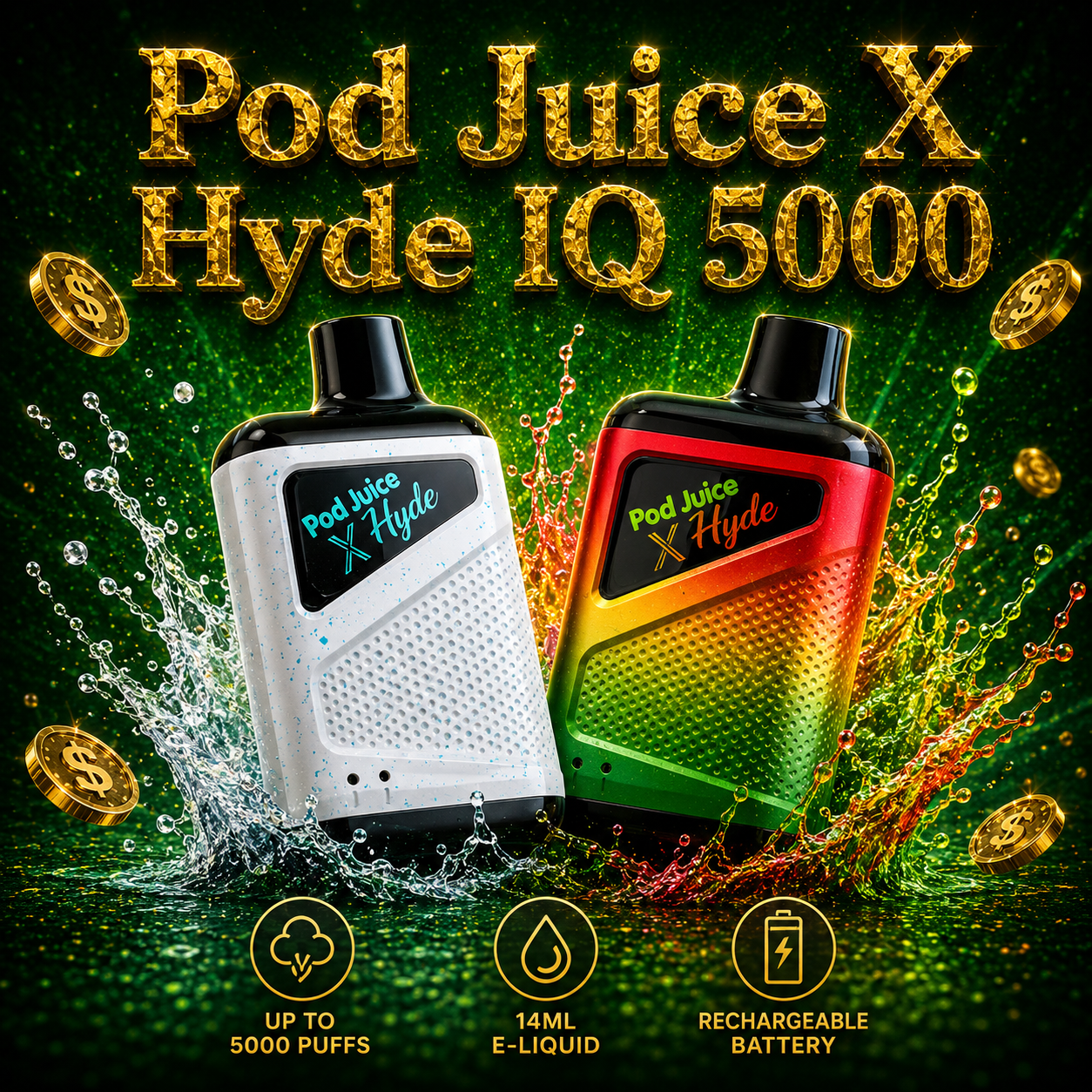 Pod Juice X Hyde IQ 5000