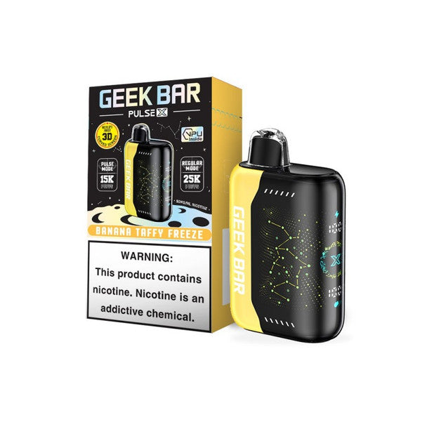 Geek Bar Pulse X 25K - Banana Taffy Freeze