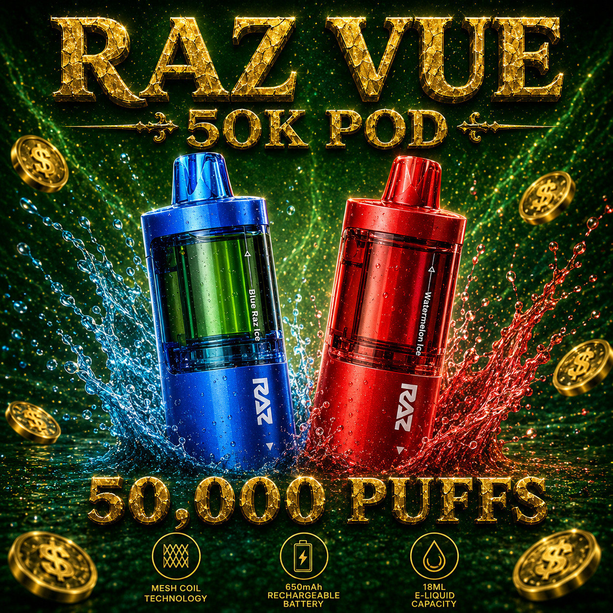 RAZ VUE 50K Pod
