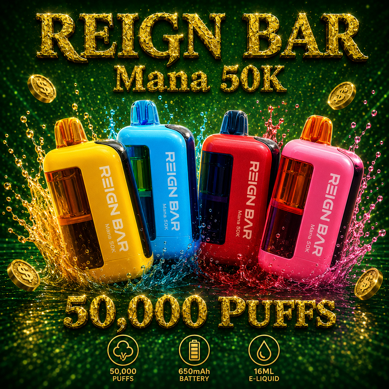 REIGN BAR Mana 50K
