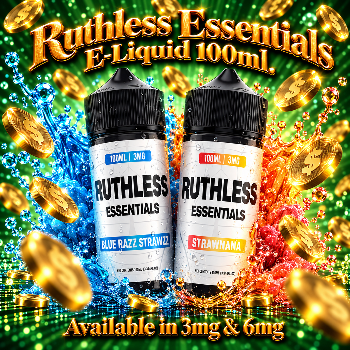 Ruthless Essentials E-Liquid 100ml