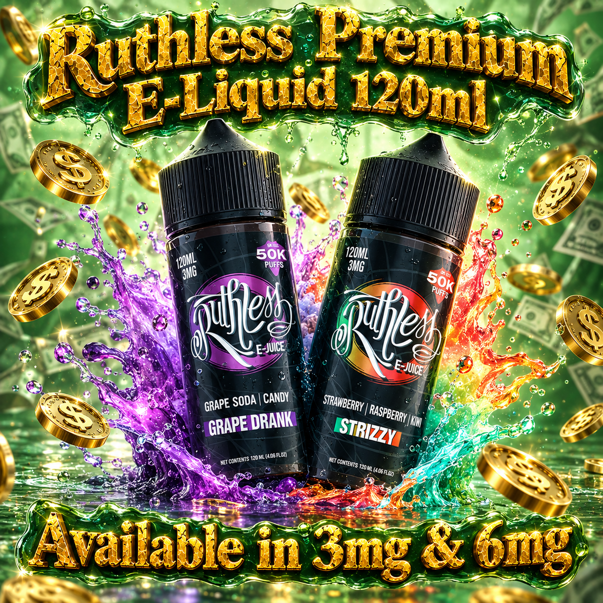 Ruthless Premium E-Liquid 120ml