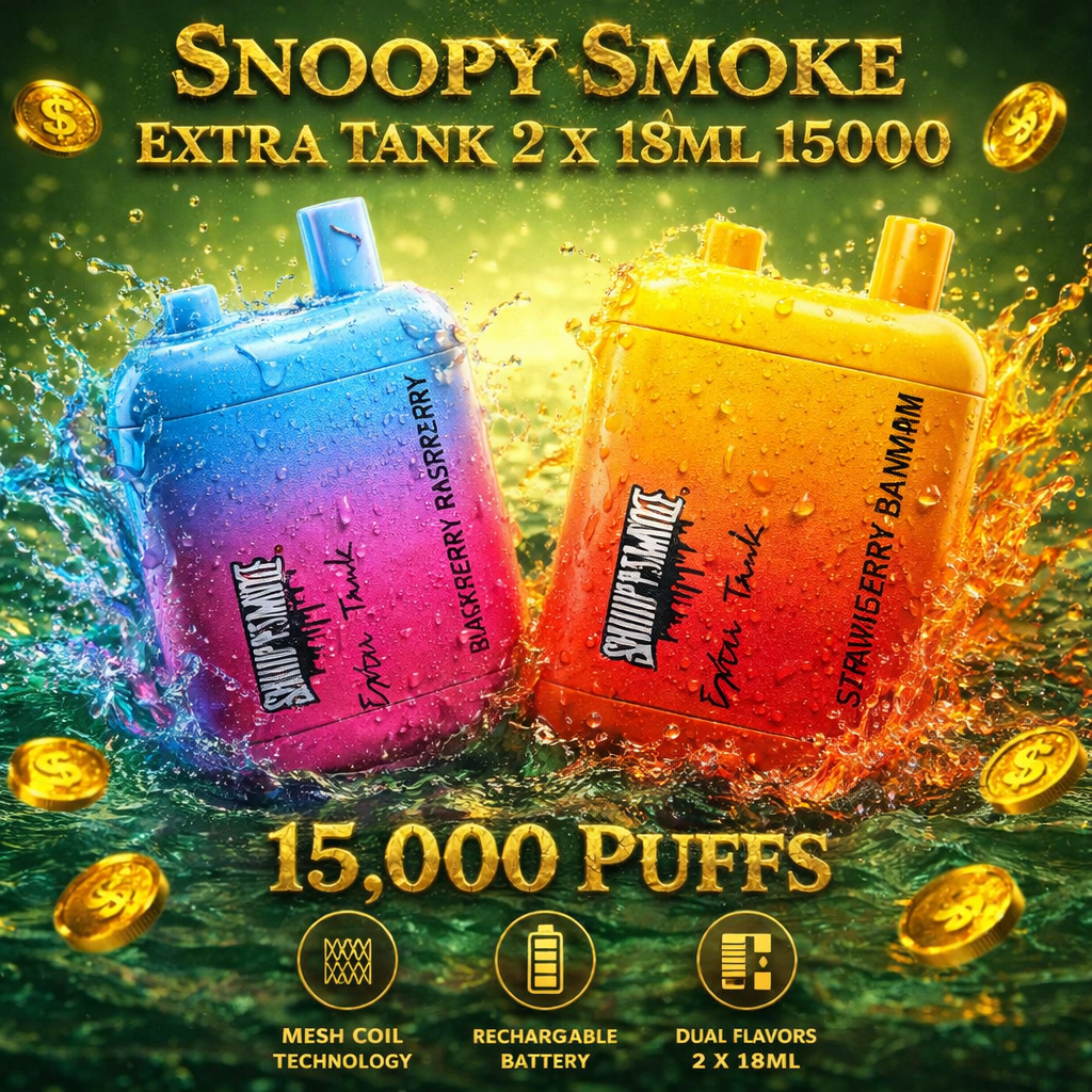 Snoopy Smoke Extra Tank 2 x 18ml 15000
