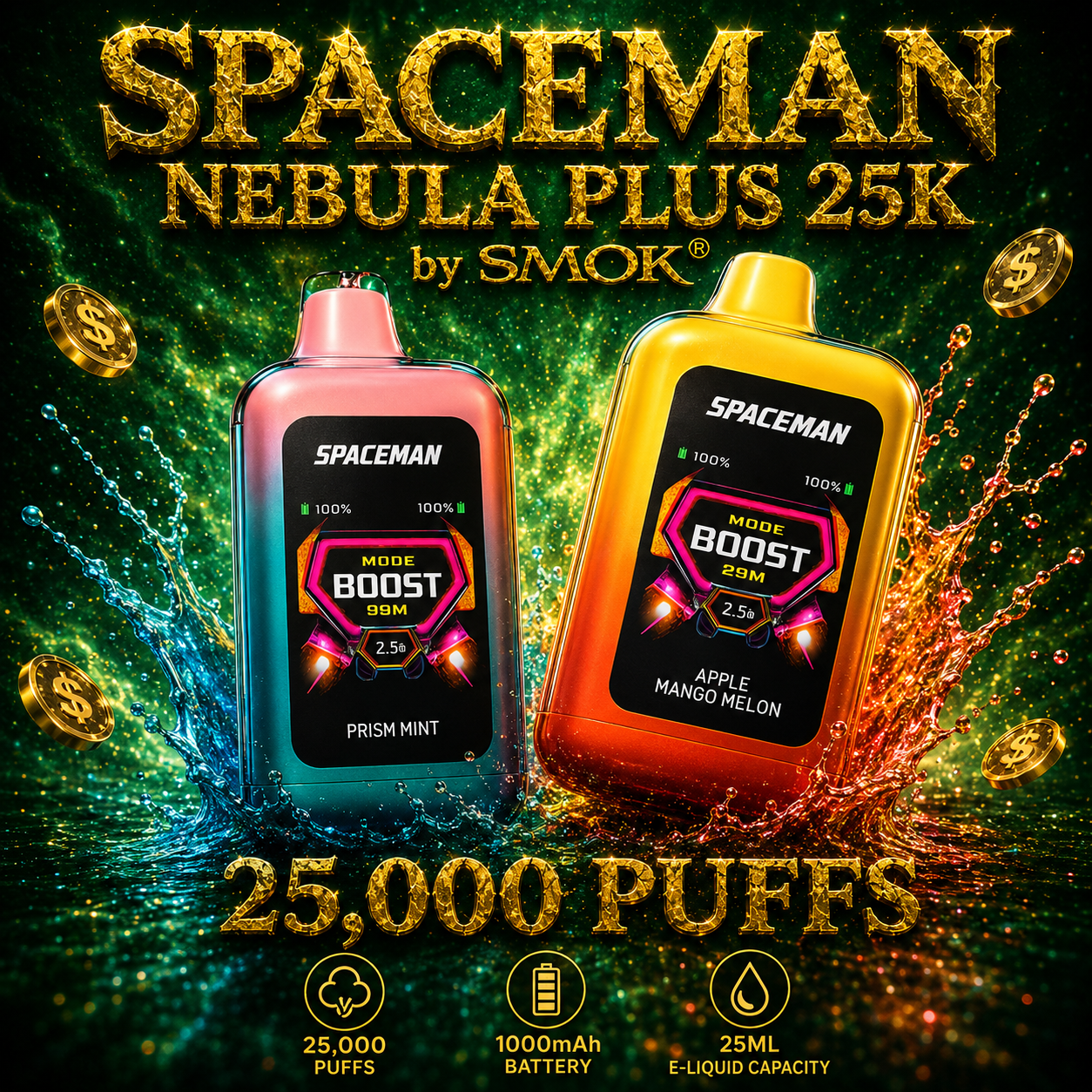 Spaceman Nebula Plus 25K by SMOK